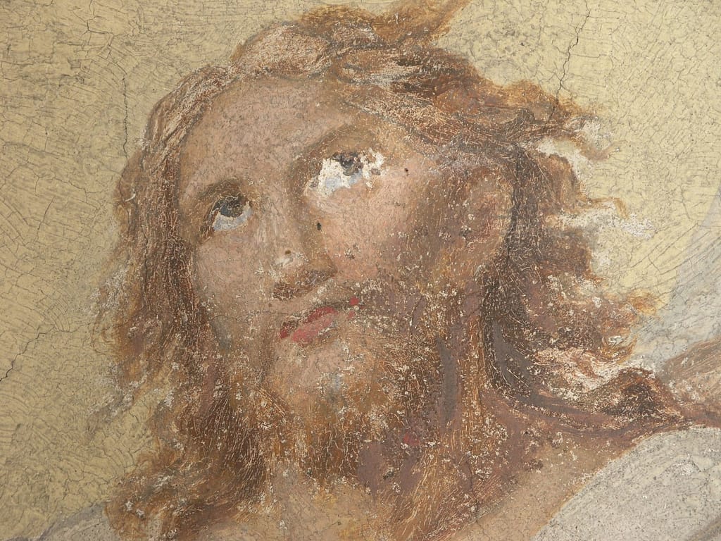 Poznań, Kościół Przemienienia Pańskiego - polichromia fragment