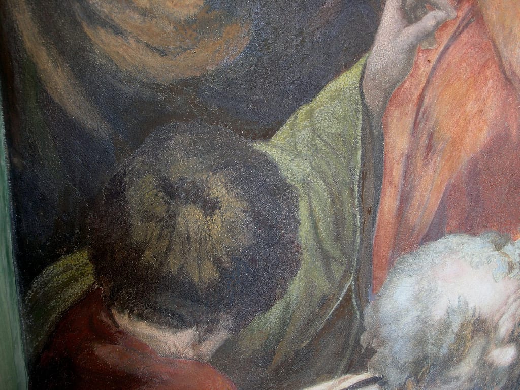 Poznań, Kościół Przemienienia Pańskiego - fragment polichromii