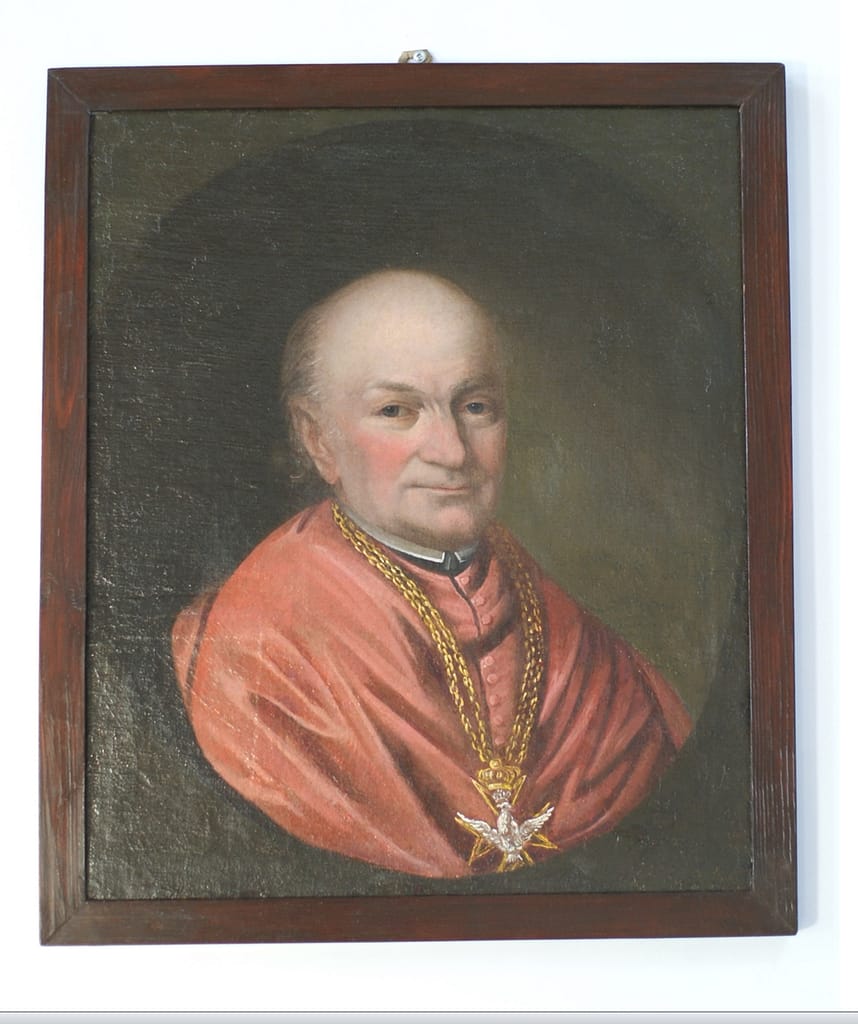 Portret, olej na płótnie, Katedra Poznań